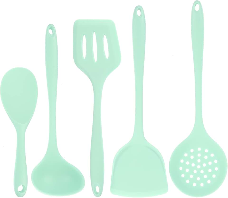Silicone Kitchen Utensil Set for Cooking and Baking