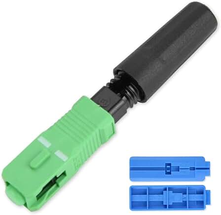100 Pcs Fiber Optic SC/APC Connectors