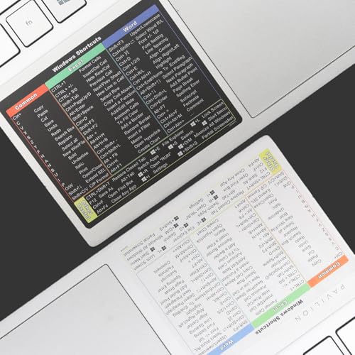 Two-Pack Windows Shortcut Stickers for PC and Laptop