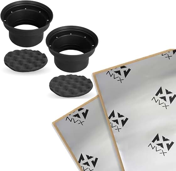 8-inch Speaker Baffle and Sound Deadening Kit