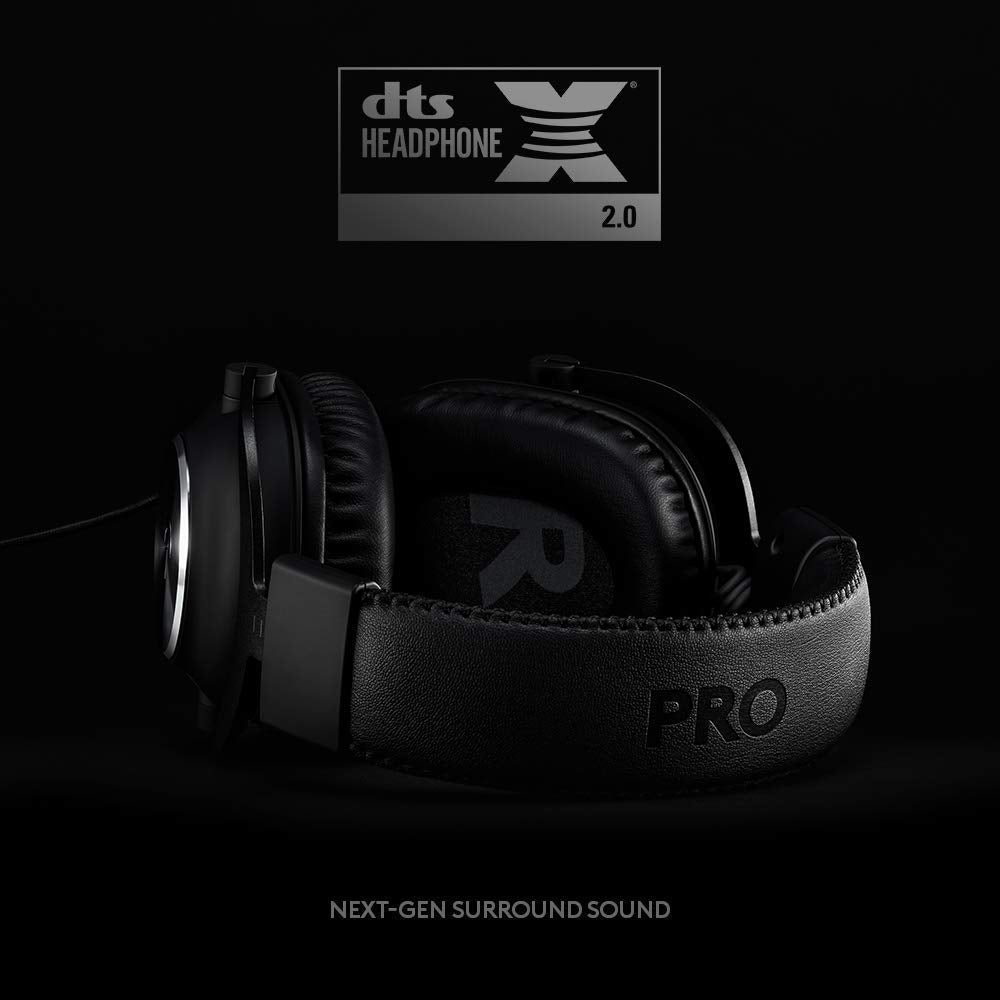 PRO X Gaming Headset (2nd Generation) with Blue Voice, DTS Headphone 7.1 and 50 mm PRO- Drivers, for PC, Xbox One, Xbox Series X|S,PS5,PS4, Nintendo Switch, Black (Renewed)