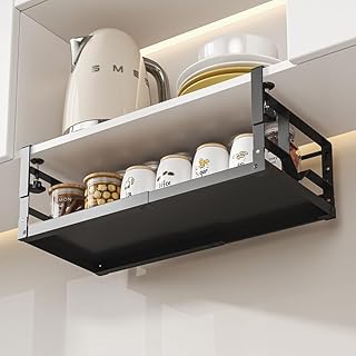 Adjustable Under Shelf Storage Basket for Kitchen and Office