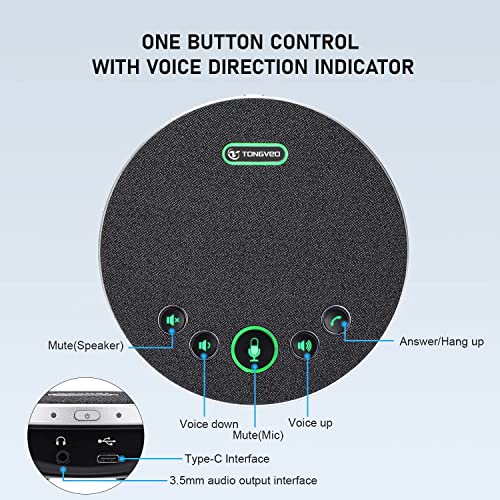 Conference Room Camera System with Microphone, 3X USB PTZ Video Camera Kit for Meeting Education Church Works with Microsoft Teams, Zoom, OBS, PC(Cam+ Mic),Easy to Use