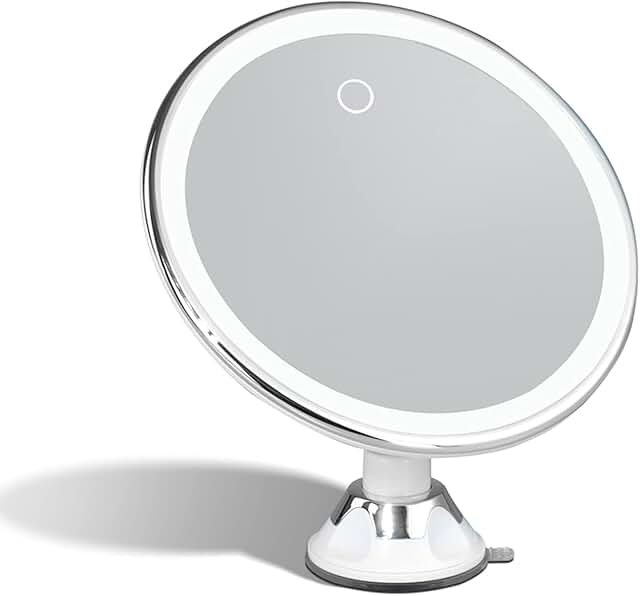 Rechargeable 10X Magnifying Makeup Mirror with Lights