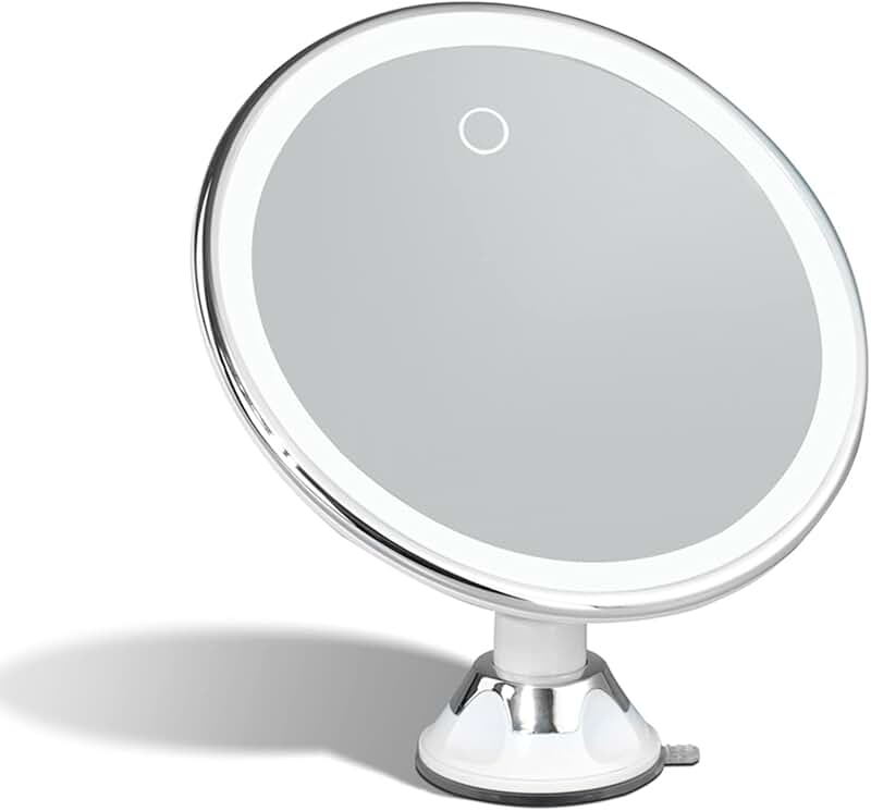 Rechargeable 10X Magnifying Makeup Mirror with Lights