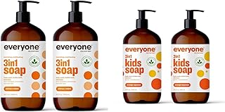 3-in-1 Soap, Body Wash, Bubble Bath, Shampoo for Kids and Adults