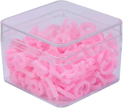 200 Resin Alphabet Beads with Storage Box for Crafts and Jewelry