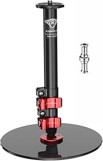 Round Base Aluminum Monopod for Cameras and Lights