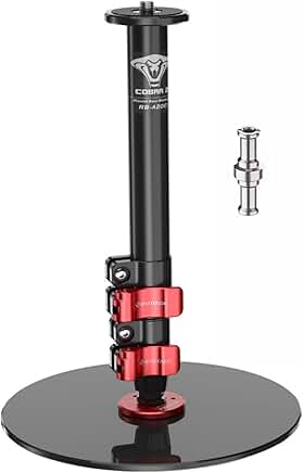 Round Base Aluminum Monopod for Cameras and Lights