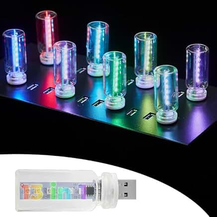 13-in-1 Touch Dimmable Car LED Light with 7 Colors