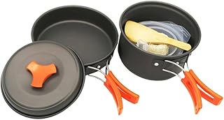 Lightweight 8-Piece Outdoor Camping Cookware Set