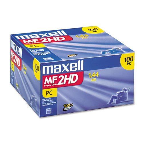 Maxell Consumer P-10-23262 Electronic Products 3.5"" 1.44 MB Floppy Disk (100 -Pack) Supply Store