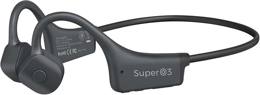 Wireless Bone Conduction Headphones with Mic and Waterproof Design