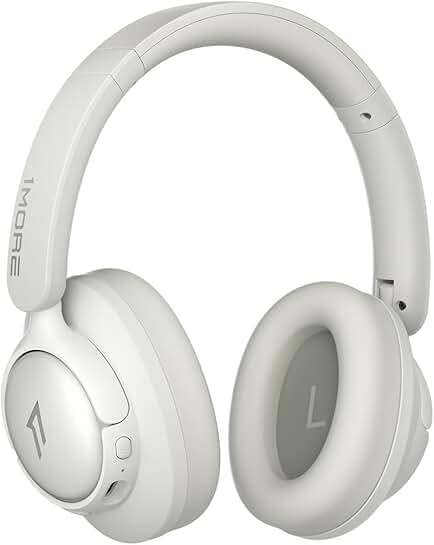 Wireless Noise-Canceling Over-Ear Headphones with Long Battery