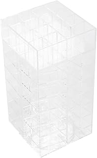 Acrylic Rotating Lipstick Display Stand for Makeup Storage