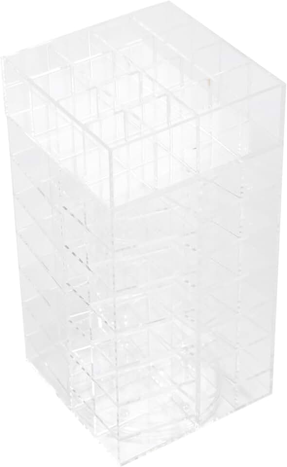 Acrylic Rotating Lipstick Display Stand for Makeup Storage
