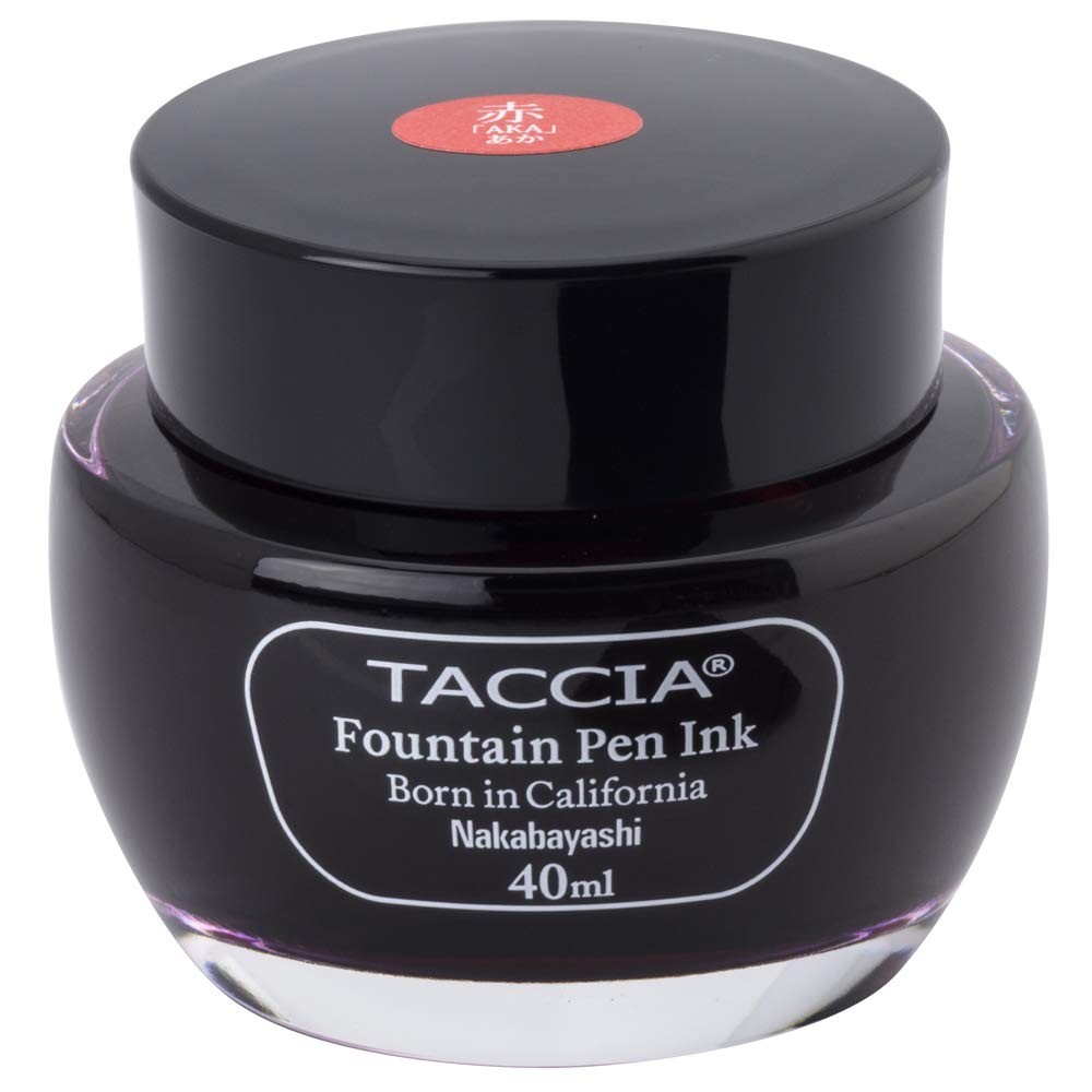 Red Water-Based Ink for Fountain Pens