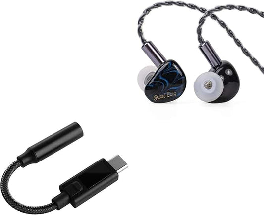 Portable DAC and headphone amplifier with in-ear monitor