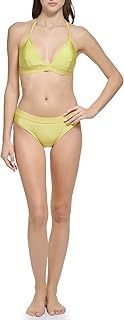 Women's Low Waist Elastic Triangle Bikini Set
