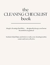 Cleaning Checklist Book with Deep Cleaning Pages and Notes