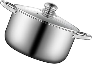 Stainless Steel Cooking Pot with Steamer and Lid