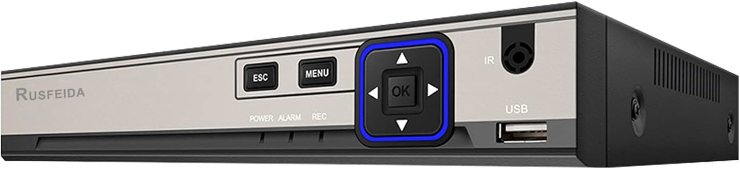 6-Channel 4K Network Video Recorder for Security Cameras
