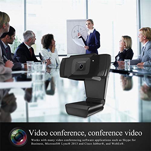 Webcam with Microphone 1080P HD Streaming USB Computer Webcam Plug and Play 30fps for PC Video ConferencingCallingGaming LaptopDesktop Mac SkypeYouTubeZoomFacetime