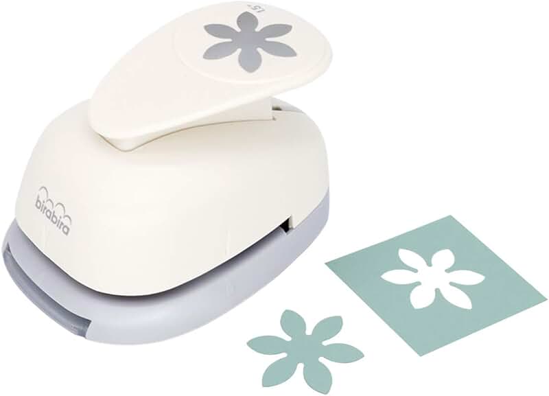 1.5 Inch Daisy Lever Action Craft Punch for Paper and Scrapbooking