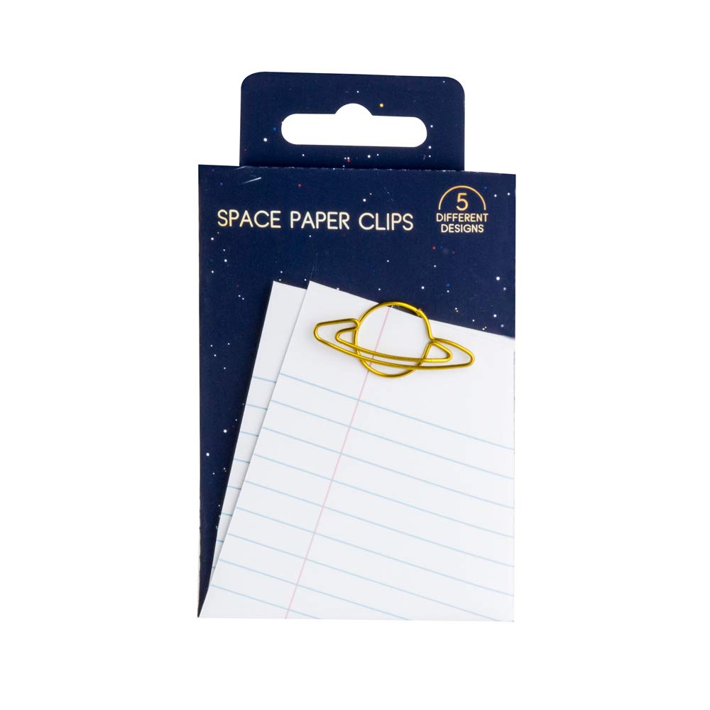 Colorful Design Works Space Paper Clips