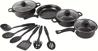 13-Piece Nonstick Cookware Set with Frying Pan and Utensils