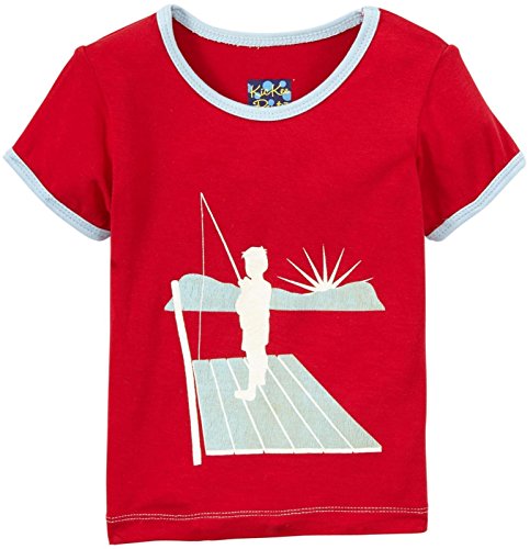 Piece Print Tee  Baby  - Fishing on The Dock-0-3 Months
