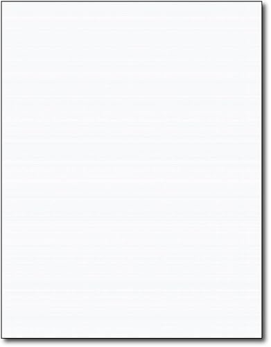 Heavyweight Linen Textured Cardstock, 50 Sheets, White
