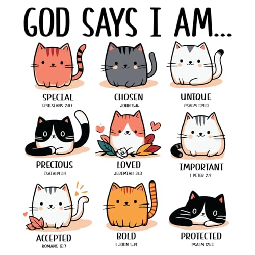 Set of three waterproof cat stickers, 3 inches