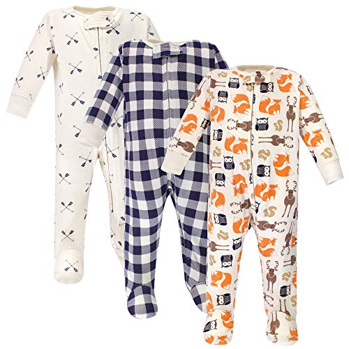 Uni   Cotton Sleep and Play Forest, 0-3 Months