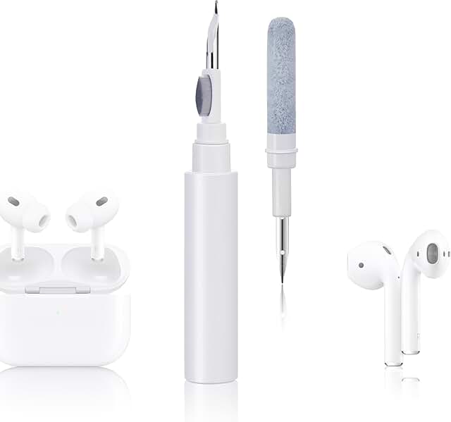 Multi-Function Earbud Cleaning Kit with Brush and Sponge