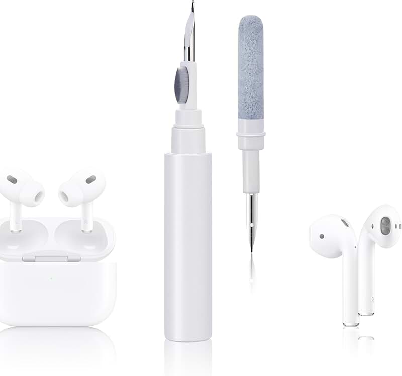 Multi-Function Earbud Cleaning Kit with Brush and Sponge
