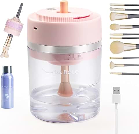 Electric Makeup Brush Cleaner and Dryer with UV-C Light