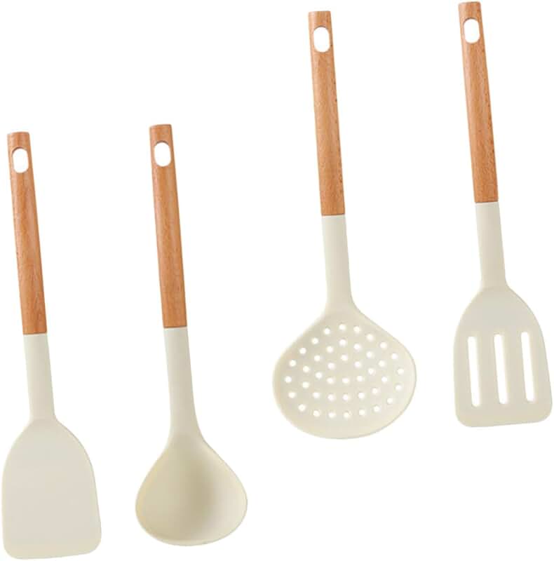 Silicone Cooking Utensil Set for Nonstick Cookware
