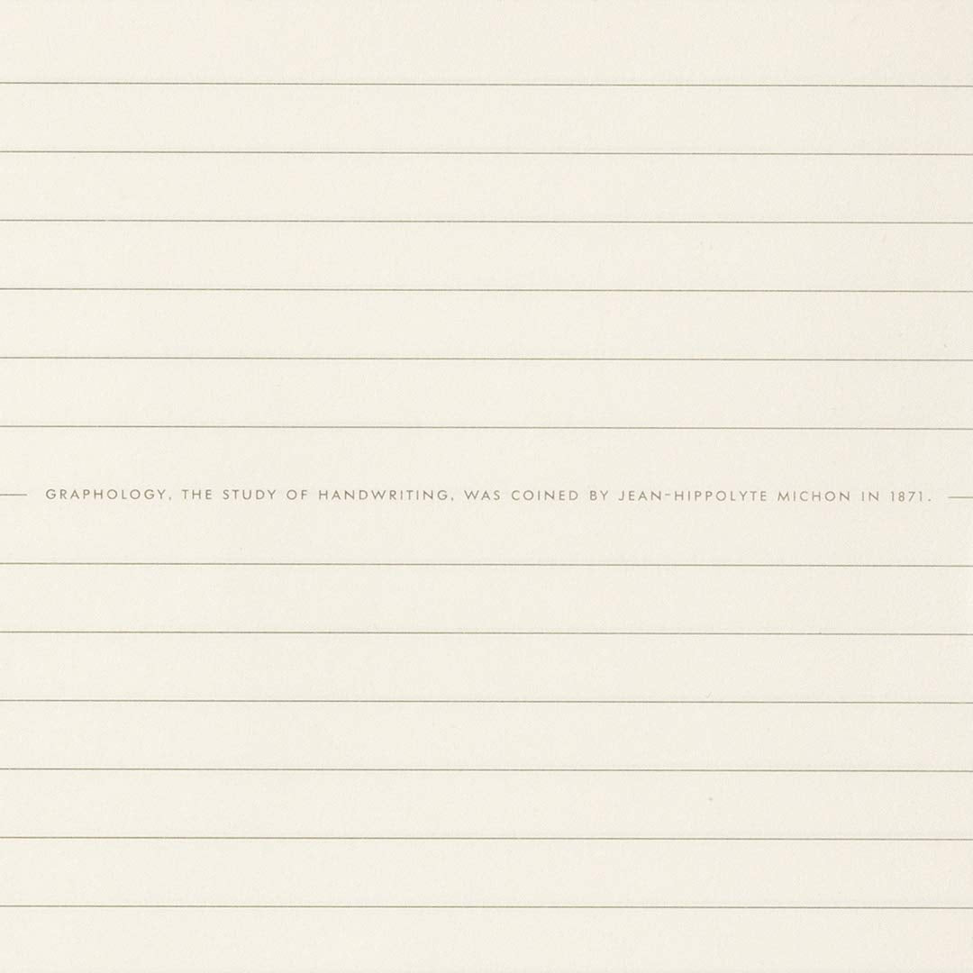 Set of 2 letter-sized lined notepad refills, cream
