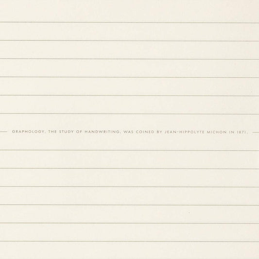 Set of 2 letter-sized lined notepad refills, cream