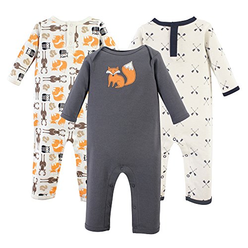 Unisex  Cotton Coveralls Forest, 0-3 Months