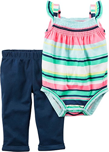 Baby Girls' 2 Pc Bodysuit And Pants 3 Months