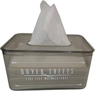 Black rectangular acrylic dryer sheet holder
