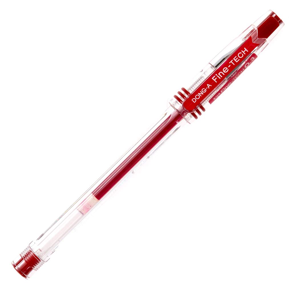 Red 0.3mm Gel Ink Rollerball Pen, Dozen Pack
