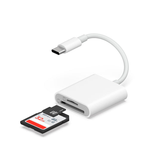 3-in-1 USB C SD Card Reader for Android and iPhone