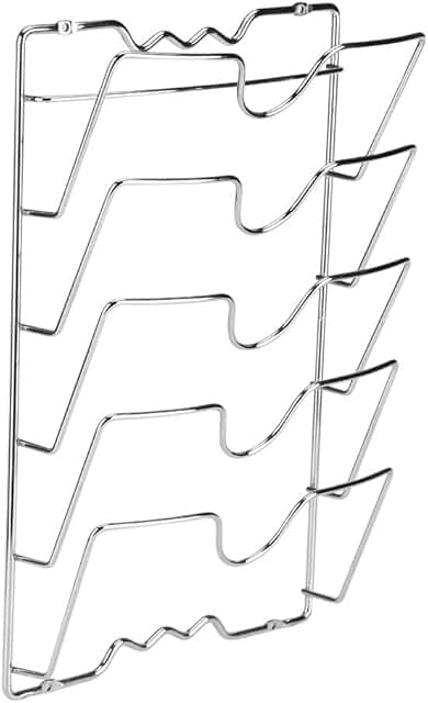 Wall-Mounted Iron Pot and Pan Lid Holder