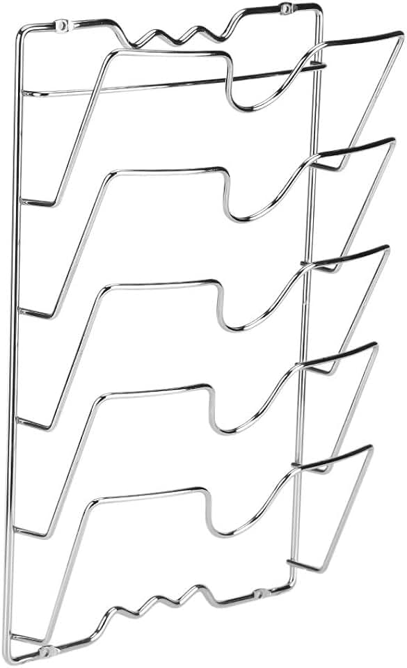 Wall-Mounted Iron Pot and Pan Lid Holder