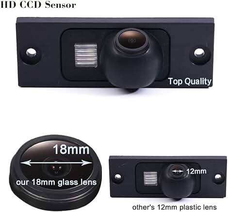 HD Waterproof Rear View Camera with 170° Angle