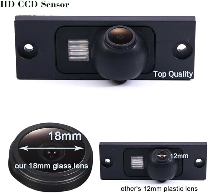 HD Waterproof Rear View Camera with 170° Angle
