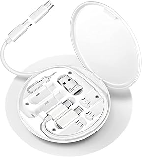 Multifunctional Data Cable Storage Box in White